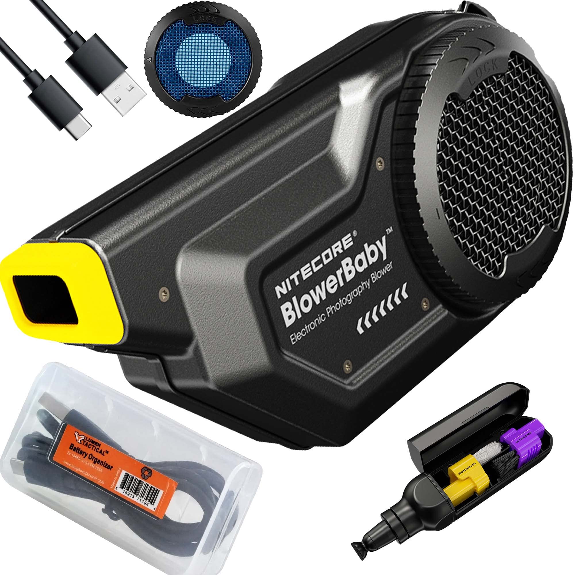 Amazon | Nitecore BlowerBaby カメラクリーニングキット 電子USB-C